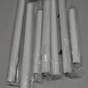 ALLZONE Shower Curtain Rod Tension No Drill, 42-83 Inches,Heavy Duty Tension Curtain Rod, Rustproof Shower Rods for Bathroom, Adjustable Spring Tension Rods for Windows,White