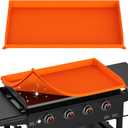 Silicone Griddle Cover for Blackstone - Full Protection Waterproof Griddle Top Cover All Year Round Protective Mat for Black Stone Accessories (36" Orange)