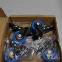 Stem Caster Wheels 2 inch Heavy Duty, Swivel Threaded Stem Mount Casters Set of 4 with American Size UNC 1/4"-20 x 1