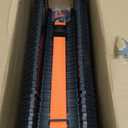 OULEME 30FT RV Sewer Hose Support, Black Tank Hose Holder with Rubber Band and Carry strap, Easy to Adjust Height for Camper Travel Trailers