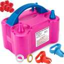 Portable Electric Balloon Pump/Electric Balloon inflator Decoration, 110V. fLatest Version 300W Upgrade for Party, Gift, Wedding Celebration, Holiday Party Decoration.