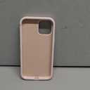 LOVE 3000 Designed for iPhone 12 Case/iPhone 12 Pro Case, Premium Silicone with [Soft Anti-Scratch Microfiber Lining] Shockproof Protective Phone Case for Men Women Girls 6.1", Chalk Pink