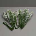 Cherica 36 Pcs Babys Breath Artificial Flowers, Baby Breath Flowers Artificial Bulk Long Stem Fake Babies Breath Faux Gypsophila White Flowers Artificial for Decoration (No Eucalyptus Stems)