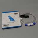 Colaseeme LED Dog Collar Light Up Dog Collars 1 Count USB Rechargeable TPU Glow Safety Basic Dog Collars for Large Medium Small Dogs (Purple)