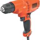 BLACK+DECKER Corded Drill, 5.5-Amp, 3/8-Inch (DR260C)