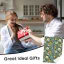 Hummingbird Spring Hand Towels for Bathroom, Sage Green Lemon Dish Tea Towels for Kitchen, Retro Cottagecore Botanical Floral Bathroom Hand Towels, Vintage French Flower Decorative Kitchen Towels