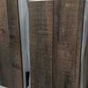 usikey Storage Cabinet with 4 Doors, 43.3" H Farmhouse Kitchen Cabinet with 6 Door Shelves, Kitchen Storage Cabinets with Adjustable Shelves, for Living Room, Antique Oak