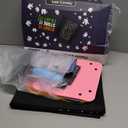 Pohxev Jigsaw Puzzle Mat Roll Up, Felt Saver Pad 43 x 26 Smooth Top Portable Keeper Up to 1500 Pieces with 6 Puzzle Sorting Trays & Travel-Friendly Storage Bag (Black)