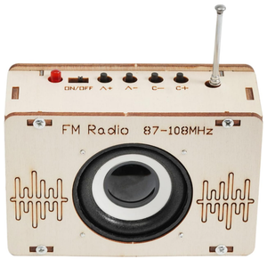 Electronic Kits for Kids, Wood Radio Kit, Learning Toys with DIY Circuits, Educational Tools with Building Projects, STEM Device, Creative Set for Teens Youth Children Adults Girls Boys Family Friends