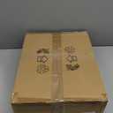 Allgala Wedding Cake Stands 3-Piece Set Crystal Gold Plated Cheese Dessert Cupcake Cake Stand with Mirror Plate-Gold Rectangle-HD89203