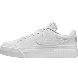 Nike Women's Court Legacy Lift Shoes (7.5, White/White/White)
