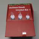 MAGIMUSE Christmas Crochet Kit for Beginners, Crochet Starter Kits for Adults Amigurumi Craft Knitting Crochet Animals Kits with Step-by-Step Video Tutorials, 3 Pack Gnome (40%+ Yarn)