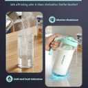 Borosilicate Glass Formula Mixing Pitcher 32oz True Mixing Capacity, Time Dial for Freshness Tracking, Dishwasher-Safe, BPA-Free Lid, Perfect for Breastmilk Pitcher Method & Multi-Baby Feeding