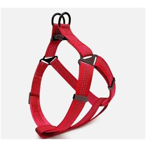 1PC Reflective No - Pull Dog Harness: Soft Adjustable Comfort for Outdoor Walking Training, Red, XL