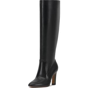 Vince Camuto Women's Gylina Extra Wide Calf Knee High Boot, Black, W 7.5