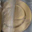 ZEAYEA 12 Pack Gold Charger Plates, 13 Inch Plastic Round Dinner Charger Plates for Wedding Party, Elegant Tabletop Decor