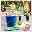 Skylety 5 Pcs School Custodian Gifts for Women 16 oz Glass Cup Socks Cosmetic Bag Badge Holder School Custodian Appreciation Gift Box for Thank You Janitor Staff Cleaning Lady