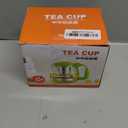 Teapot Portable Stove Chinese Tea Cups Clear Tea Cups Home Glass Teapot Stovetop Tea Kettle Loose Tea Infuser Teapot Tea Pot with Filter Teapot with Infuser Portable Tea Pot (15.5X12X11.5CM, Black)