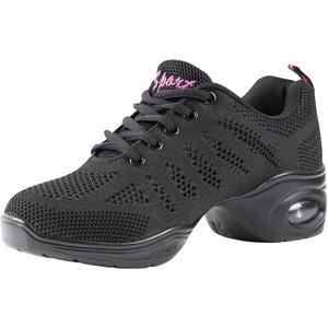 Linodes Women's Breathable Dance Sneaker with Split Sole and Air Cushion Jazz Dance Walking Shoes, 39/8.5