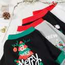 Haloumoning Family Christmas Pajamas Matching Sets Xmas PJs Sets Holiday Jammies Sleepwear Green