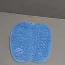 BESKAR Larger Foot Scrubber Mat with Non-Slip Suction Cups- Cleans, Smooths, Exfoliates & Massages Without Bending, Circulation & Soothes Tired Feet, Great for Shower or Bathtub (Blue)