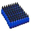 The Bottle Depot - 2 oz Glass Dropper Bottle - 72 Pack - Blue - Tincture Bottles With Dropper