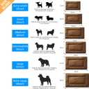 Dog Beds Crate Pad for Medium/Large Dogs Ultra Soft Dog Crate Bed Washable & Anti-Slip Kennel Pad for Dogs Cozy Sleeping Mat,Brown 36inch