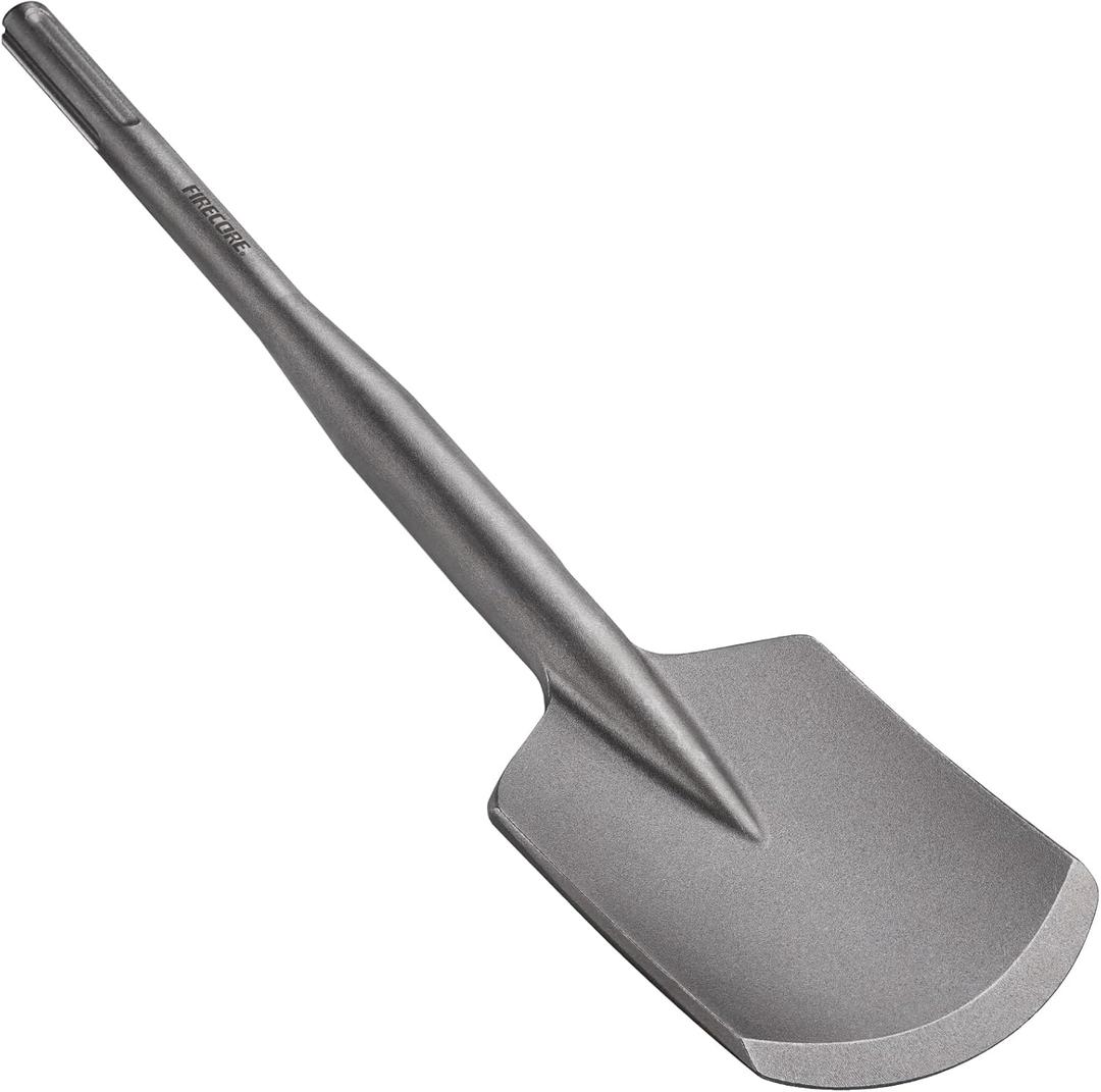 SDS Max Clay Spade, Firecore 4-1/2 In. x 17 In. Steel Drill Shovel Bit for SDS Max Rotary Hammer Electric Jackhammer, for Digging in Gardening, Backyard Landscaping on Clay Gravel Soil Adobe Sandstone
