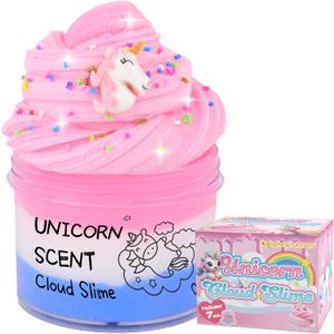 Unicorn Cloud Slime, Scented Slime Kit Kids Toys for Ages 5-7 8-13, Squishy Sensory Toy Cute Stuff for Girls Boys, Teen Girl Birthday Gifts, Party Favors Stocking Stuffers for 4 6 9 10 11 12 Years Old