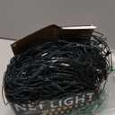 HEYCOLOR 21FT x 5FT Solar Christmas Net Lights Outdoor with Remote, 360 LED USB Cool White Mesh Lights for Bushes Waterproof, 8 Modes Green Wire Christmas Trees Light Patio Indoor Decor