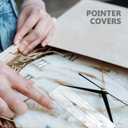 Homoyoyo 20Pcs Clock Hands Protective Boxes Anti-Collision Covers for Quartz Wall Clock Hands Pointer Protection