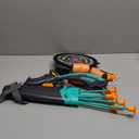 JOYIN Kids Bow and Arrow Set, LED Light Up Archery Toy Set with 9 Suction Cup Arrows, Target & Arrow Case, Indoor and Outdoor Hunting Play Gift Toys for Kids, Boys & Girls Ages 6-12 (Aqua Blue)