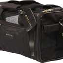 Sherpa Delta Airlines Travel Pet Carrier, Airline Approved & Guaranteed On Board - Black, Medium (18.0"L x 11.0"W x 10.5"H)