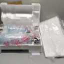 26" Coastal Table Lamps Set of 2, Modern Table Lamps with USB A+C Ports & AC Outlet, Touch Control Glass Bedside Nightstand Lamp with Night Light for Living Room Bedroom End Table Blue(Bulbs Included)