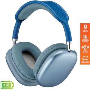 ILive Over Ear BT Headphones Light Blue