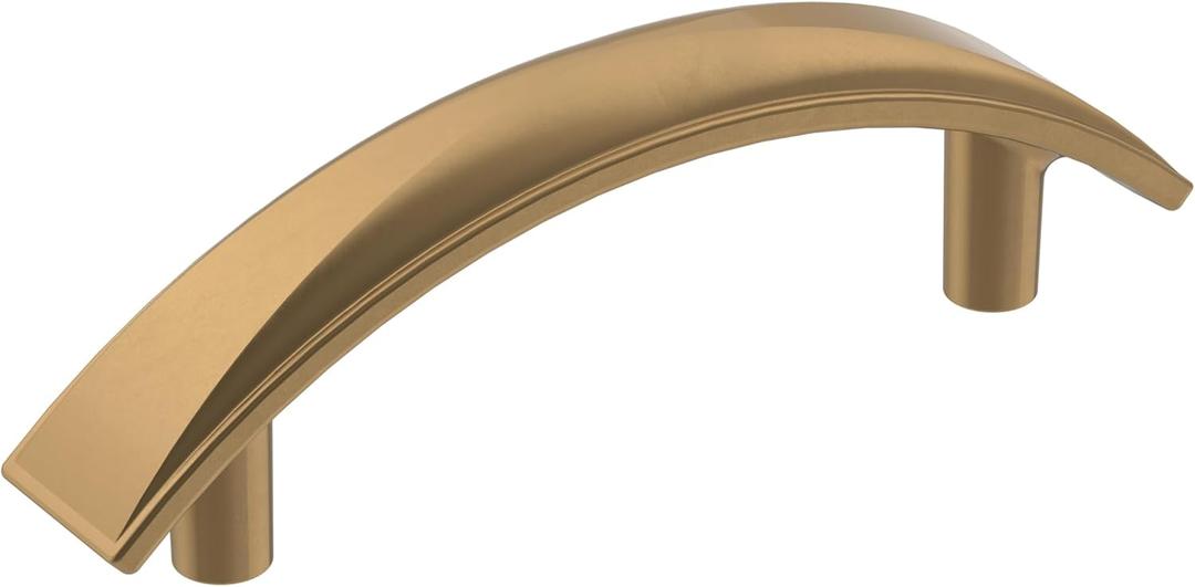 3 x Amerock | Cabinet Pull | Champagne Bronze | 3 inch (76 mm) Center-to-Center | Extensity | 1 Pack | Drawer Pull | Cabinet Handle | Cabinet Hardware