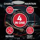 Schumacher Electric 15A Car Battery Charger and Maintainer, 4-in-1 Solution, for 6V/12V Power Sport, Automotive, and Marine Batteries, SC1280