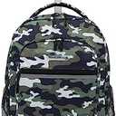 Travelers Club Rolling Backpack, Camo, 18 Inch