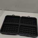 PRETYZOOM Silicone Baking Mold for Air Fryers Nonstick Waffle and Cake Tray Compatible with Ninja Sleu Versatile Kitchen Accessory for Healthy Cooking 2 Pcs