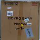 Boyro Baby 5-in-1 Baby Walker, Baby Walkers for Boys Girls 6-12 Months, Foldable Activity Walker, Toddler Infant Walker with Bouncer, Adjustable Height, Removable Footrest, Feeding Tray, Music