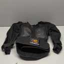 Kids Chest Protector Motocross Dirt Bike Gear Motorcycle Full Body Armor Jacket Protective Back Spine Protector Vest Gear (XX-Small, Black)