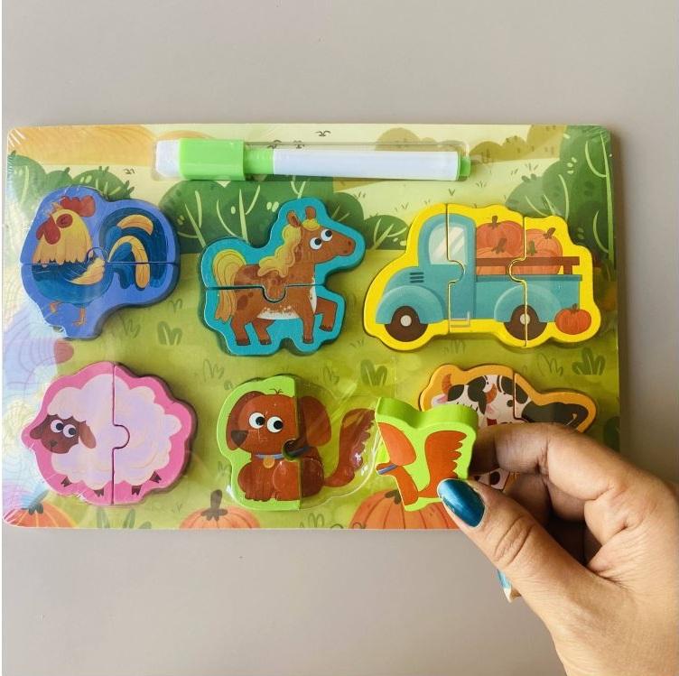 Chunky Jigsaw Puzzle – Farm Animals