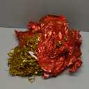 Red Gold Birthday Decorations, Red Party Decorations, White Gold Confetti Balloons Gold Curtain for Independence Day Baby Shower Wedding Birthday Anniversary Bachelorette Party Decorations