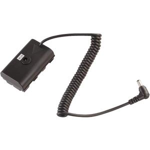 Fotga NP-F Dummy Battery DC Coupler with Extendable DC 5.5*2.1mm Cable for NP-F970 NP-F960 NP-F770/F750/F550 to Power Video LED light Camera Monitor YN300 II YN-600 W260 5080LED 5010LED 5012LED 5010A