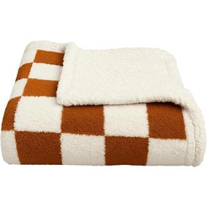Layered Blankets The Accent - Waterproof, Double Sided Luxury Blanket - Bed, Sofa, Couch - Machine Washable, Comfy - Sherpa and Fleece, Protect The Bed