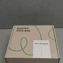 Quilted Puffer Tote Bag Large Crossbody Shoulder Bag Nylon Puffy Bubble Bag with Adjustable Shoulder Strap (Gray)