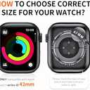 6 Pack Hard PC Case Compatible with Apple Watch Series 10 42mm with Tempered Glass Screen Protector,Rontion Ultra-Thin Scratch Resistant Full Protective Bumper Cover for iWatch 10 42mm Accessories