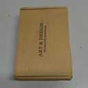 Goo-Ki Light Brushed Brass Cabinet Pulls with 2.5'' Hole Center(64mm),Modern Zinc Alloy Drawer Pulls for Drawer,Wardrobe,Cupboard,6 Pack