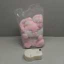 Breathing Stuffed Animal, Soothe Snuggle Pink Easter Bunny Stuffed Animal for Anxiety Adults and Kids, Volume Control Soothing Bunny Plush with Realistic Breathing and Lights, Easter Basket Stuffers