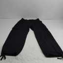 Womens Medium Waist Baggy Elastic Waist Sweatpants Casual Fleece Long Pants with Pockets Size 8